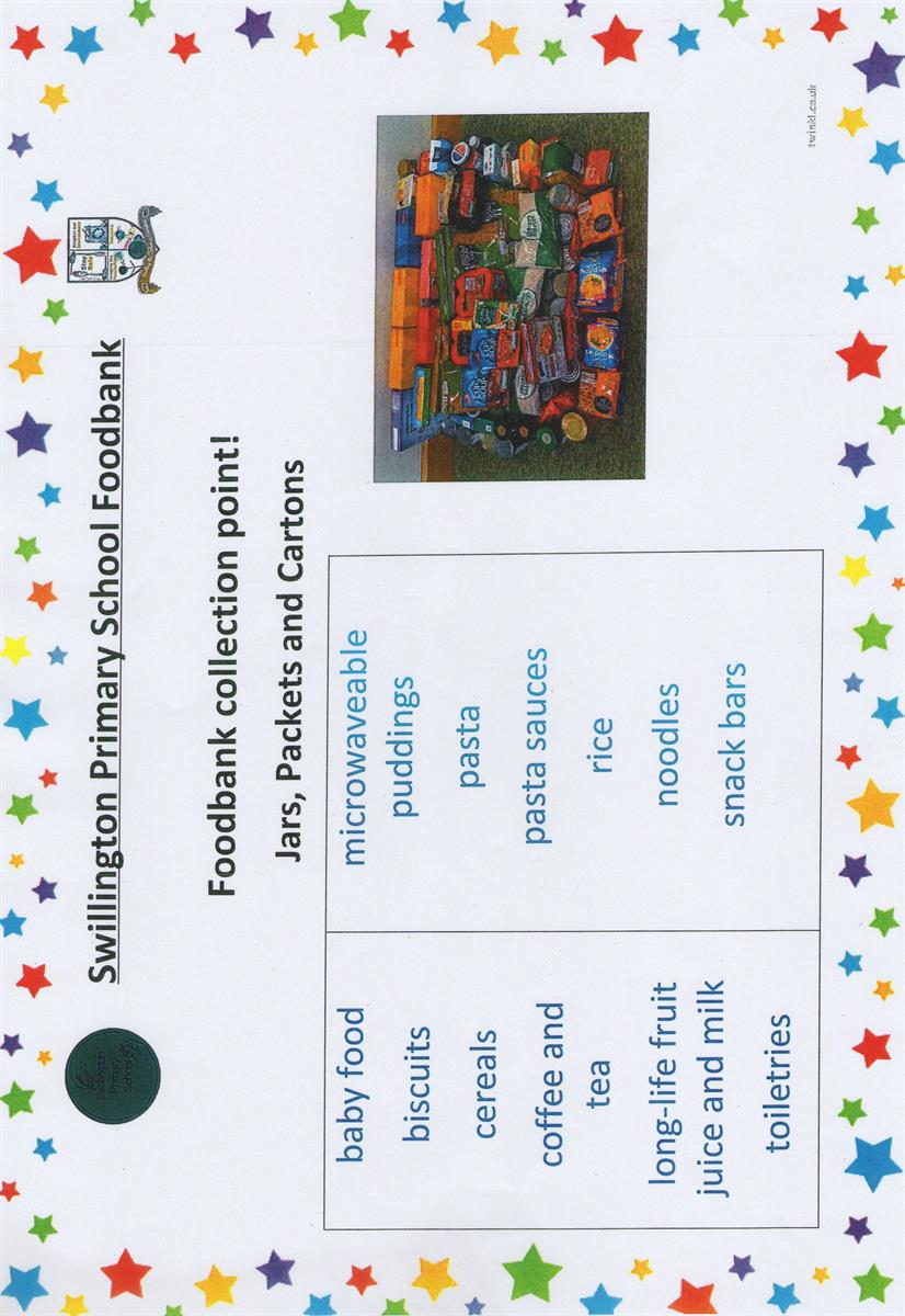 Swillington Primary School Foodbank Swillington Village Council